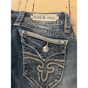 rock Revival womens capri size 26 Gwen cuffed bottoms
